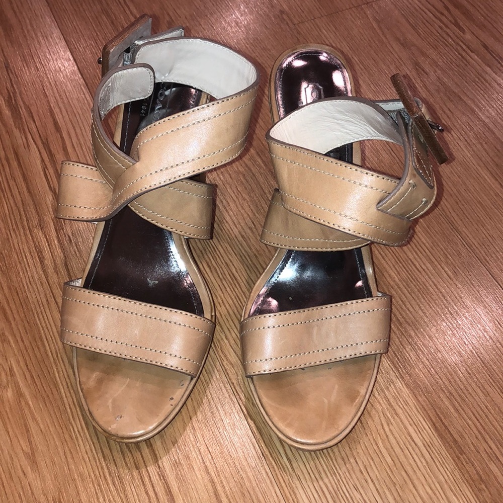 Coach strappy heel